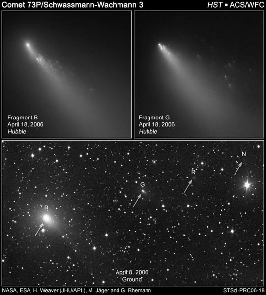 NASA Says Comet Fragments Won't Hit Earth